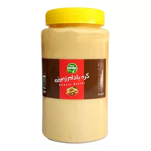 کره بادام زمینی نرم و طبیعی